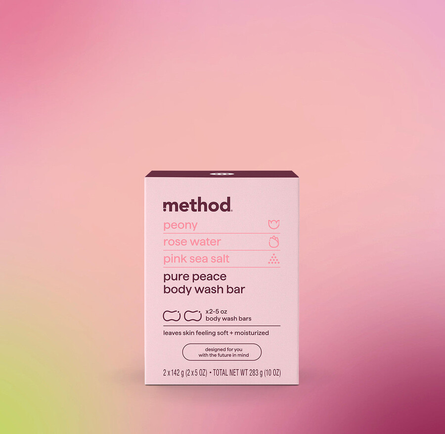 jabón en barra method variedad dúo - 4 barras