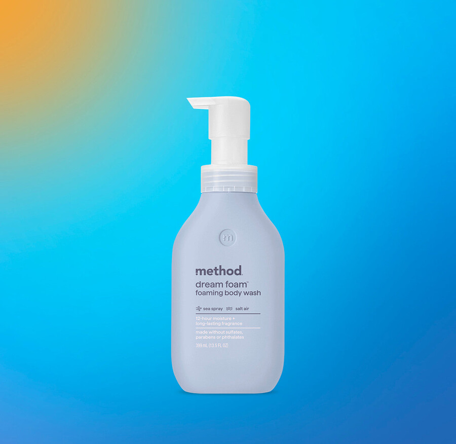 trío variado de gel de baño espumoso dream foam