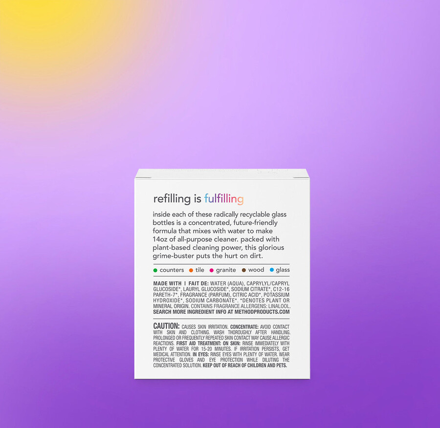 limpiador multiusos paquete de 2 recambios concentrados