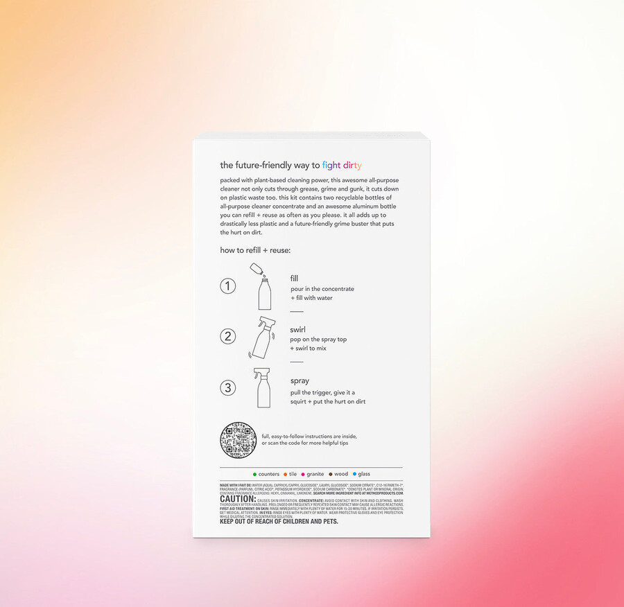 limpiador multiusos kit de inicio de concentrados