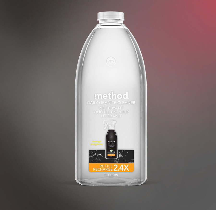 recarga diaria de limpiador de granito