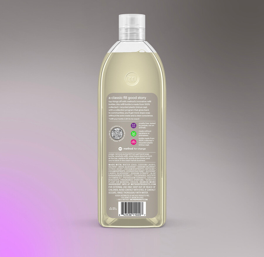 recambio de gel para lavarse las manos