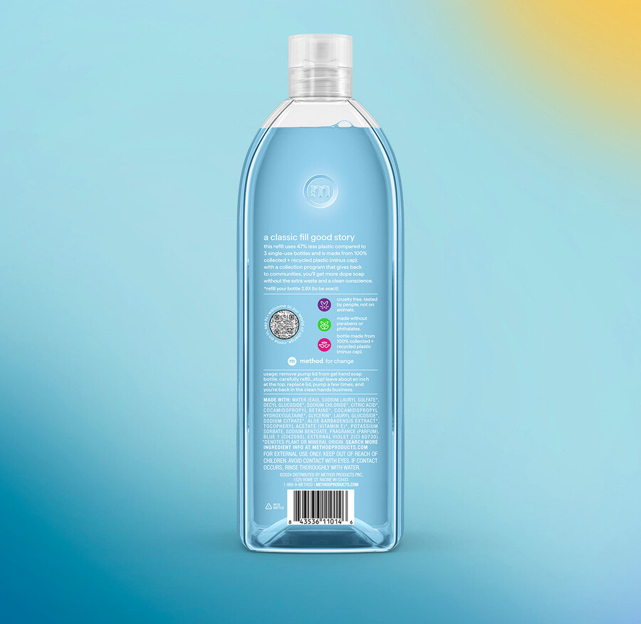 recambio de gel para lavarse las manos