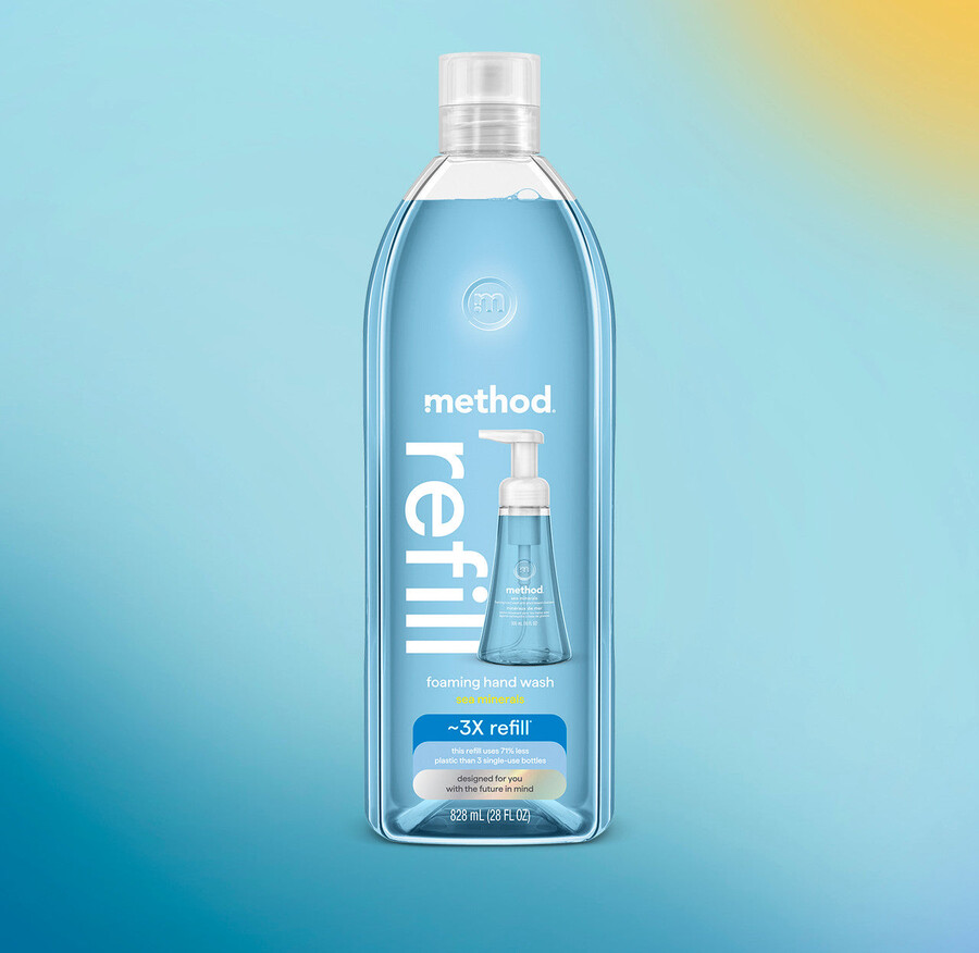 recambio de jabón de manos espumoso