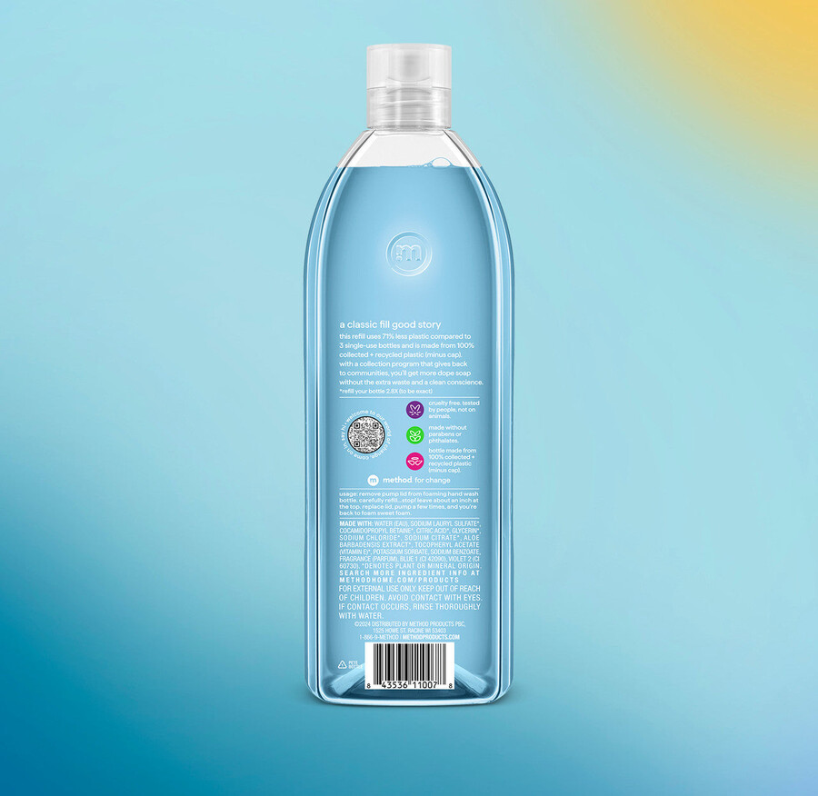 recambio de jabón de manos espumoso