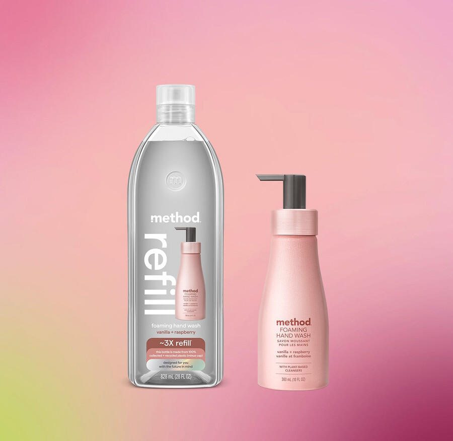 kit de inicio de lavado de manos espumoso