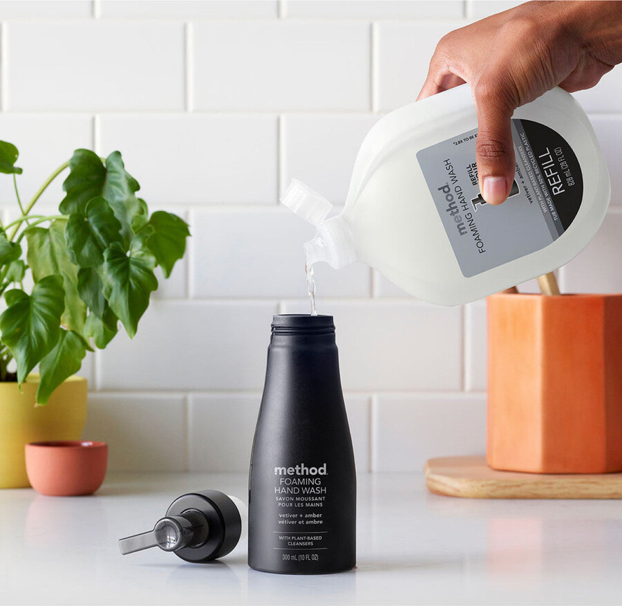 kit de inicio de lavado de manos espumoso