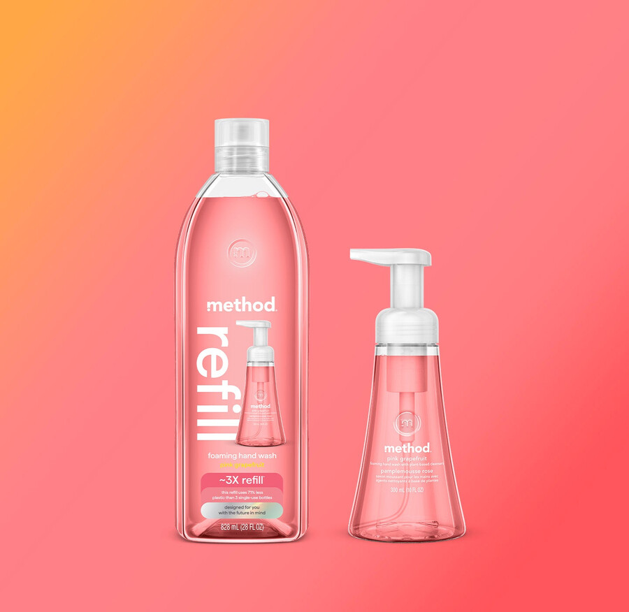 kit de inicio para lavado de manos espumoso